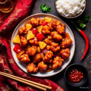 SWEET & SOUR CHICKEN(4PCS)